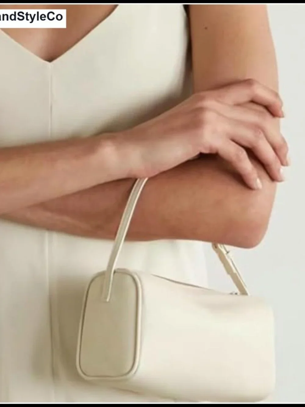 Molodo PU Leather Cylinder Crossbody Bag Women Versatile Handheld Adjustable